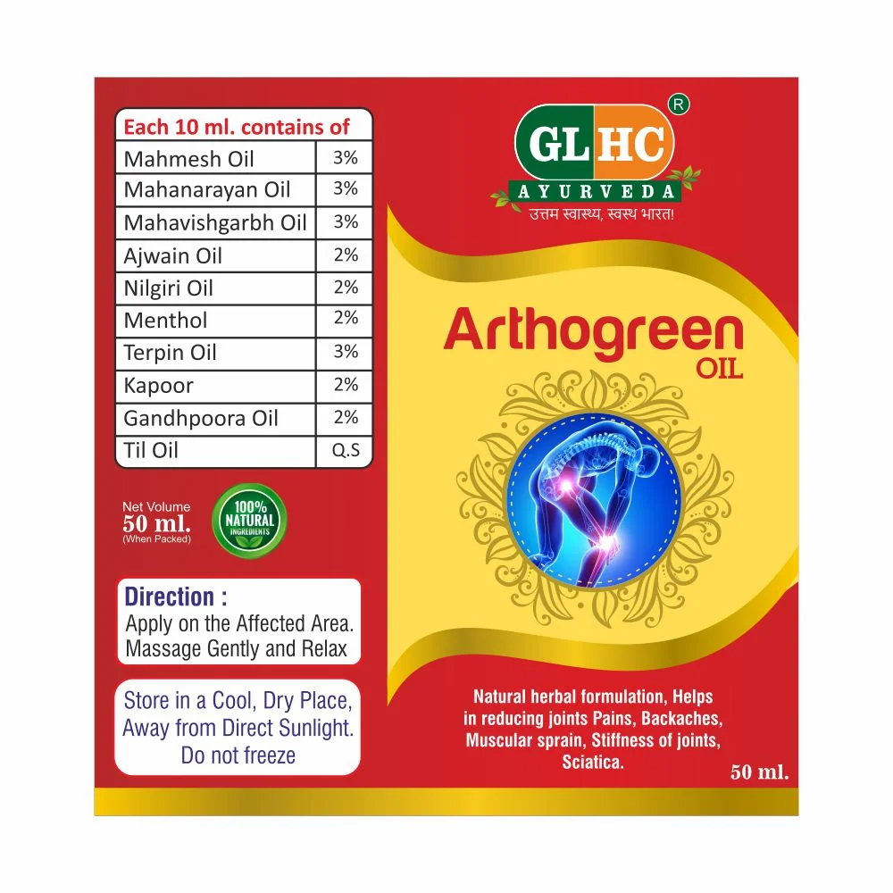 Arthogreen Oil Composition and Direction
