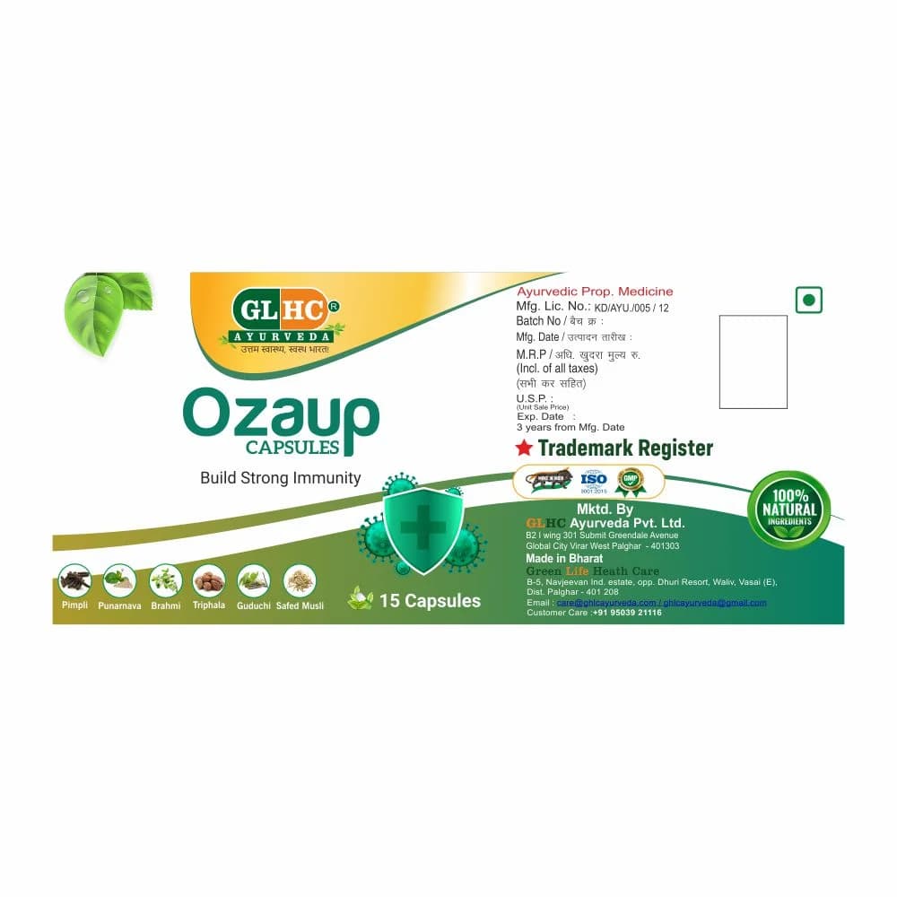 Ozaup Capsules Manufacturing License and Quality Assurance