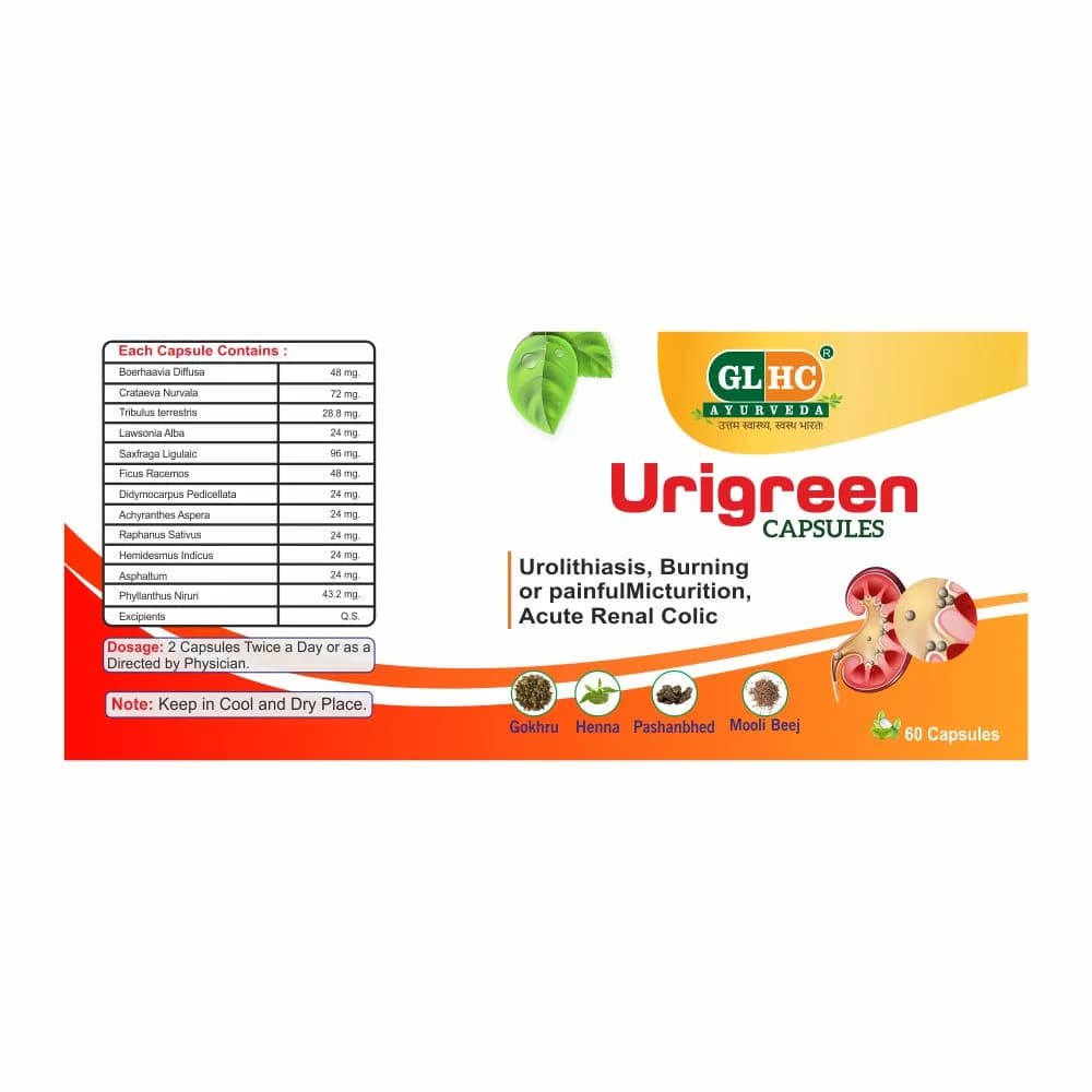 Urigreen Capsules Ayurvedic Composition and Indications